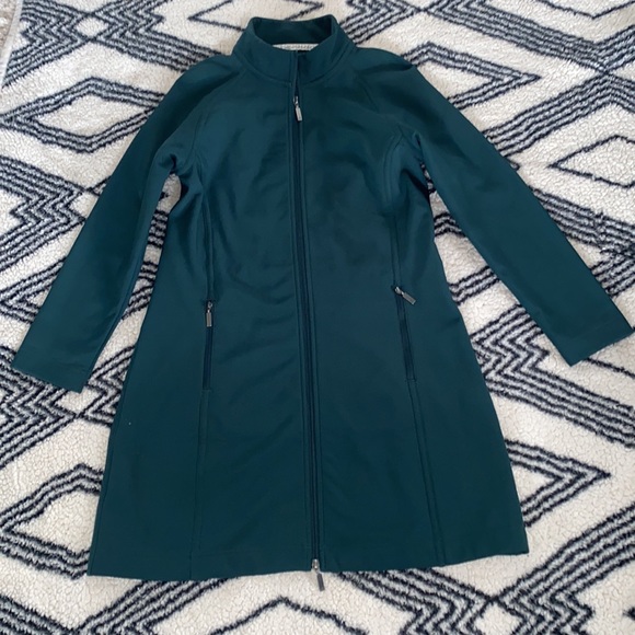 Women’s Jockey Long Softshell Jacket - Green - Small - Picture 5 of 7
